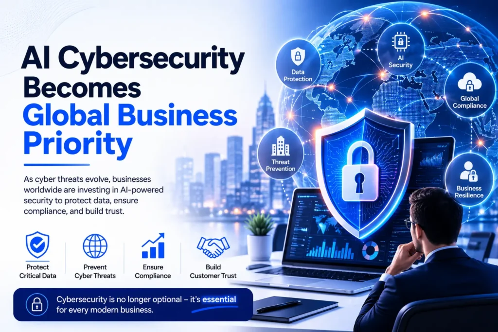 AI-powered cybersecurity protecting global companies from digital threats