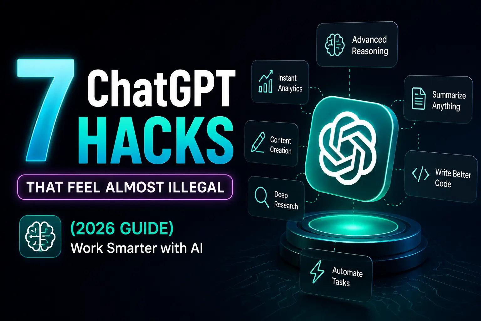 7 ChatGPT Hacks That Feel Almost Illegal (2026 Guide)