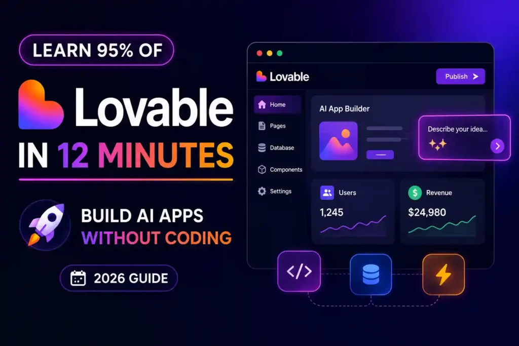 Learn 95% of Lovable in 12 Minutes | Complete Beginner Guide (2026)